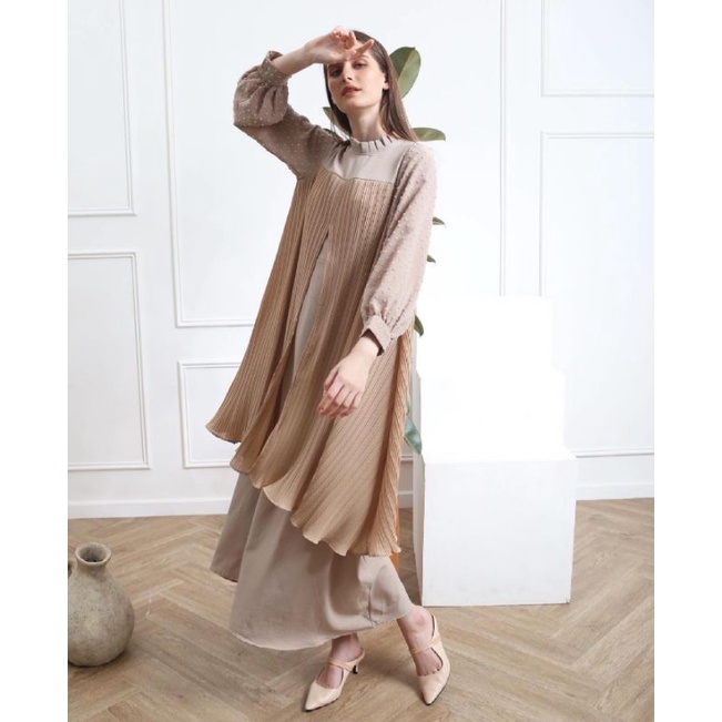 Maura Dress in Mocca d_amora_nursing_wear
