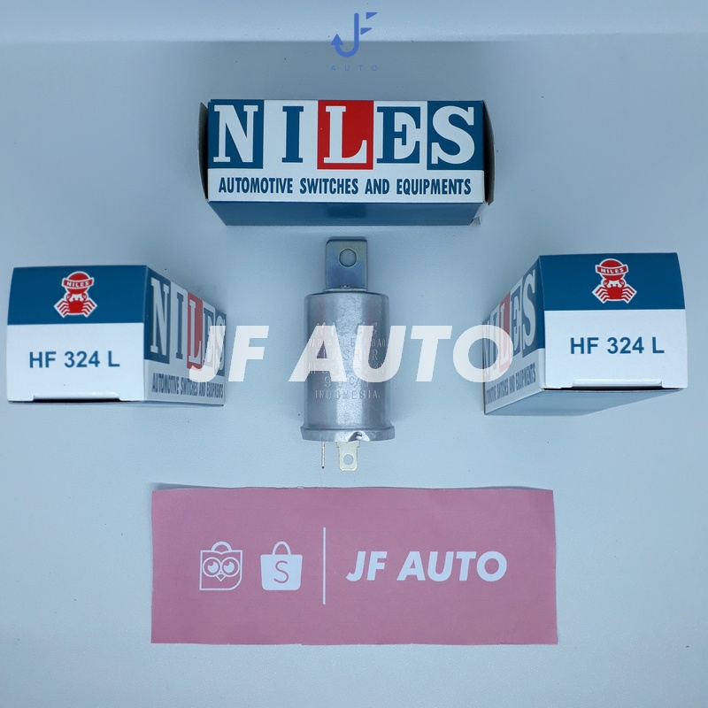 FLASHER RELAY SEIN NILES 24V 24 VOLT KAKI 2 DUA HF 324 L 100% ORIGINAL