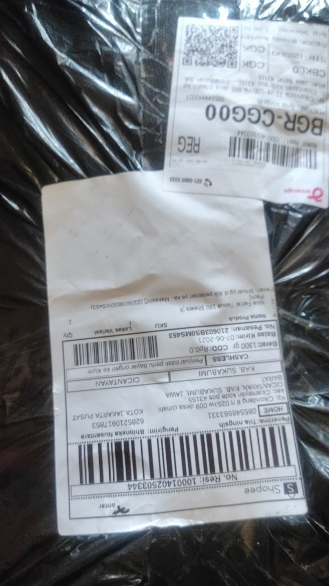 Nice Facial Tissue 180 Sheets [6 Pack]