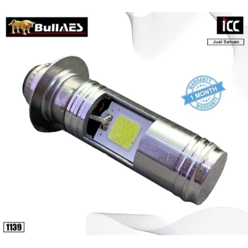 Lampu LED Utama Depan 2 Led Motor Bebek Dan Matic soket H6 Led 2