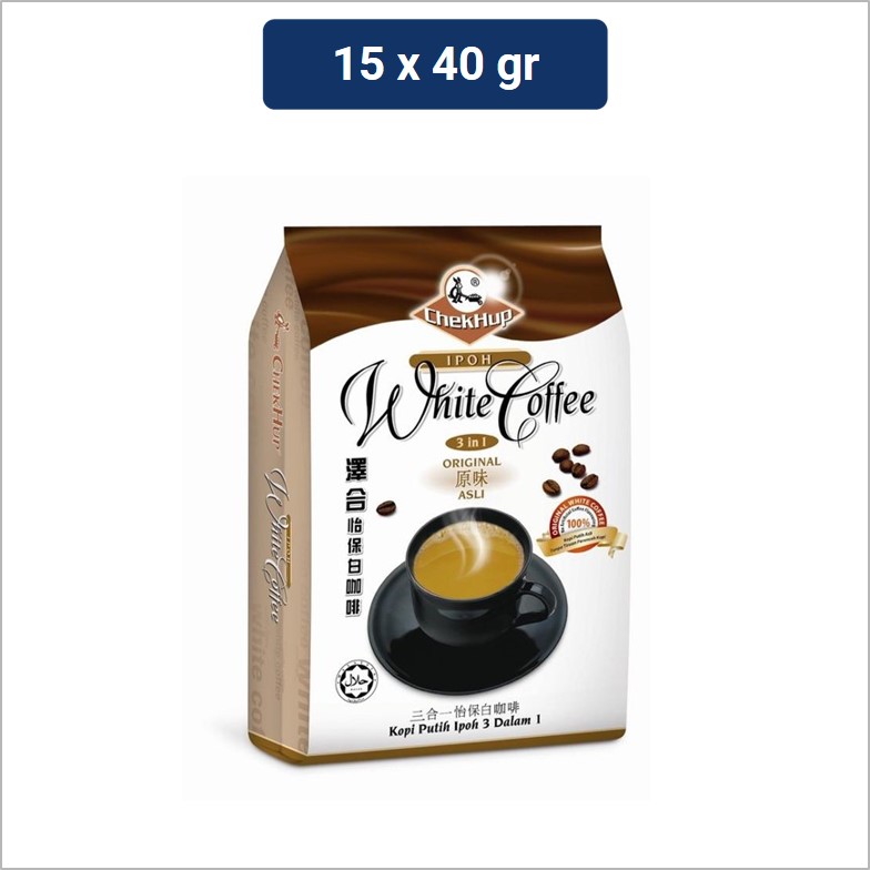 

Chek Hup 3 in 1 Ipoh White Coffee Original 40gr x 15