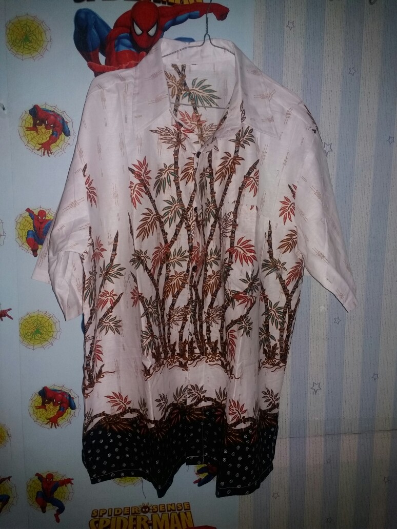 Baju Batik Pria Lengan Pendek Super Jumbo Big Size Besar Modern Murah Terlaris Terbaru