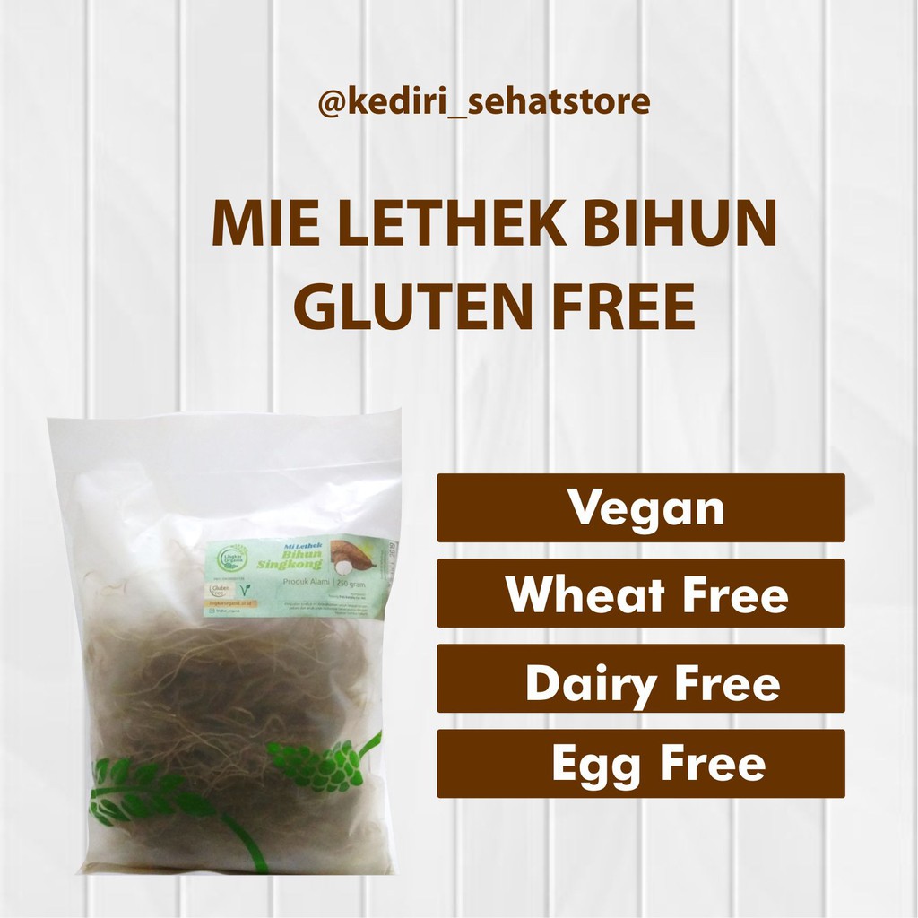 

MIE LETHEK BIHUN SINGKONG LINGKAR ORGANIK GLUTEN FREE 250 GR