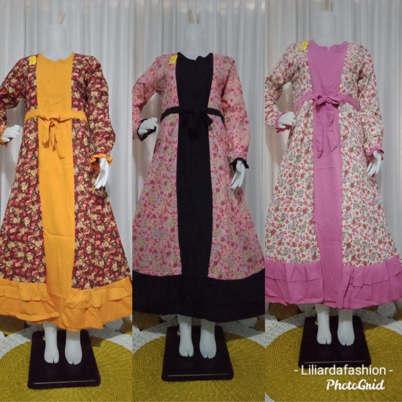 Gamis katun outer set