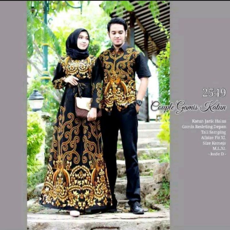 Gamis Couple Murah - Gamis Couple Mewah Tapi Super Kalem - Kirana Couple Ori