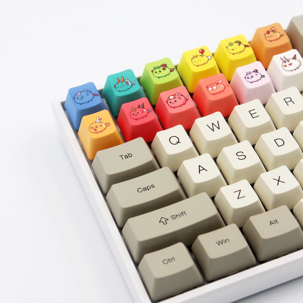 Axie Infinity OEM Profile PBT Sublimation Decoration Personality Keycap