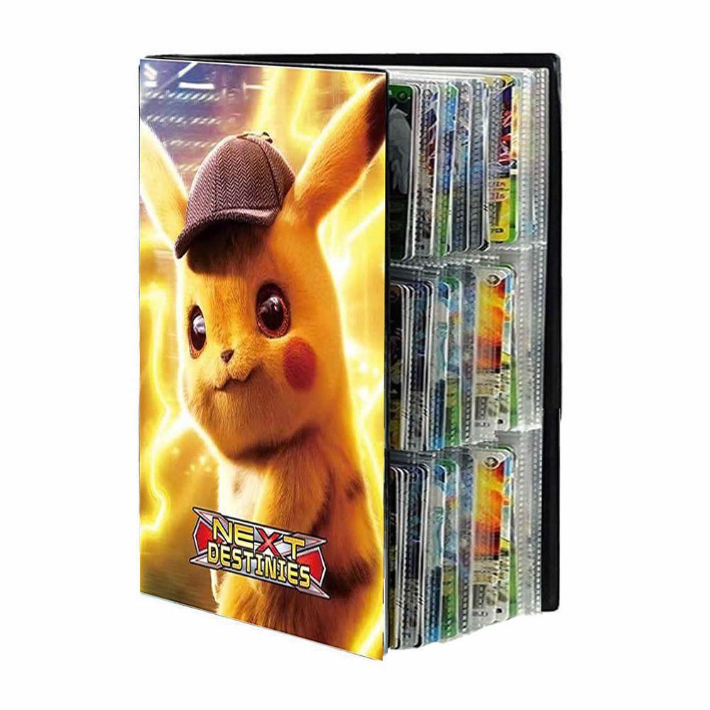 Needway  Album Kartu Pokemon Hadiah Natal Album Kartu Pokémon Kawaii Keren Pikachu List Mainan Anime Kartun9Saku Folder List Game Card Holder Binder