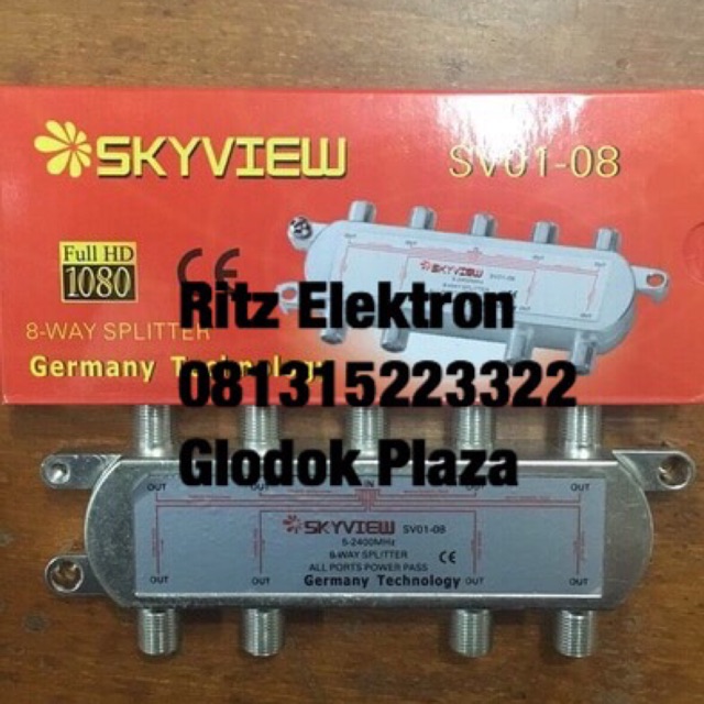 Splitter Skyview 8 way