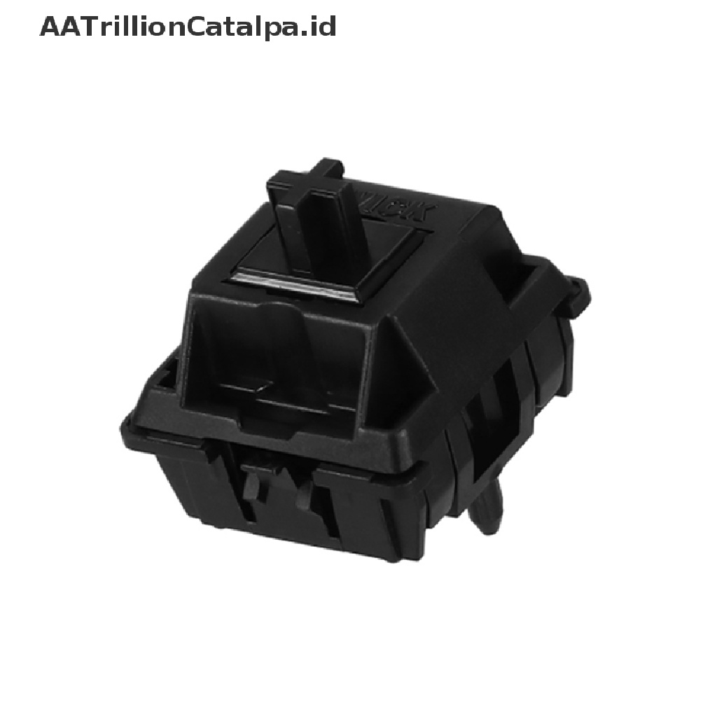 Aatrillioncatalpa JWICK V2 10pcs Keyboard Gaming Mekanikal 5 Pin Linear Mx Switch Warna Hitam