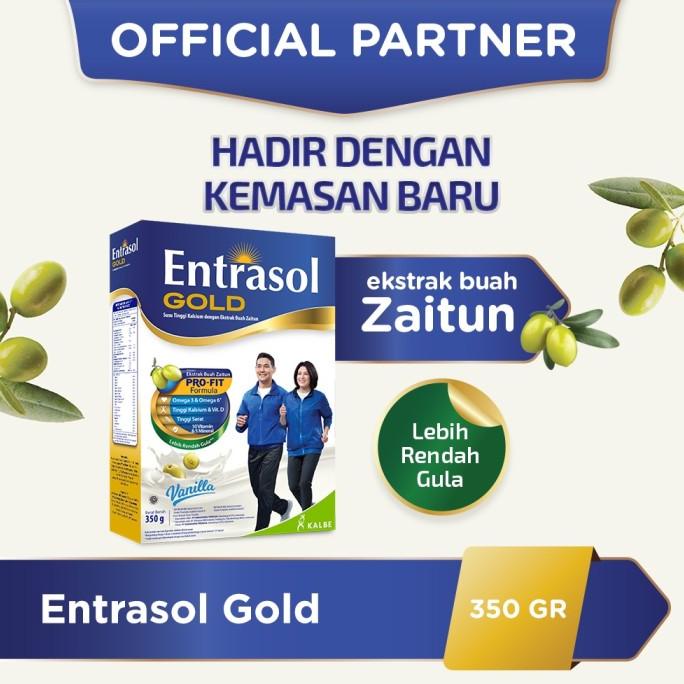 

[COD] Entrasol Gold Vanila 350gr Susu Dewasa Tinggi Kalsium [COD]