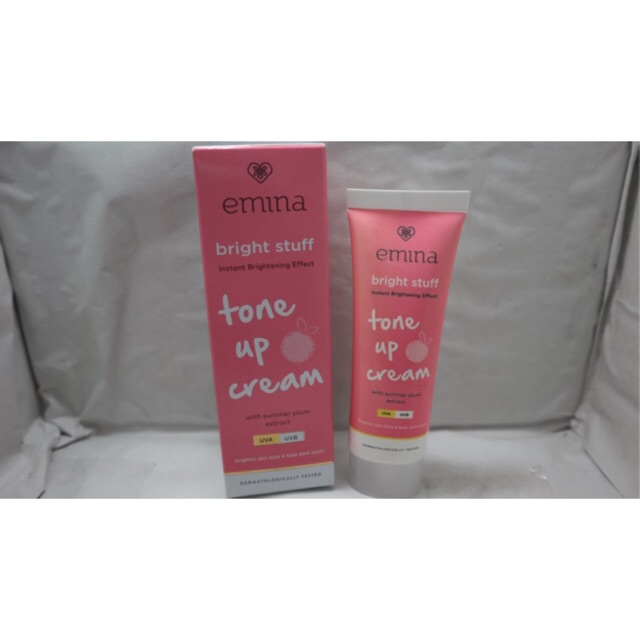 (un,cx) EMINA BRIGHT STUFF TONE UP CREAM 20 ML - BRIGHT FLASH OXYBIONE NIACINAMIDE