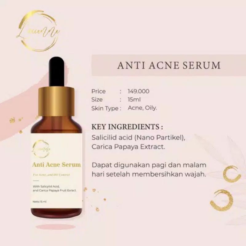 (FREE MASKER) Anti Acne Serum Lucienne dan Bopeng New Packaging. ORI 1000%