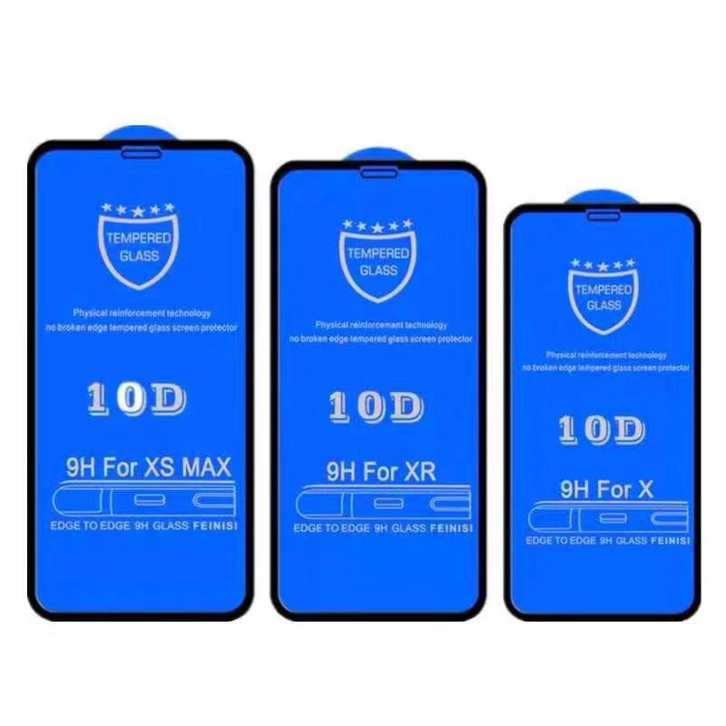 10D tempered glass iPhone 14 Pro Max full screen protective film for iPhone 6 s 7 8 plus X XR XS Max 11 12 13 Pro Max full tempered glass