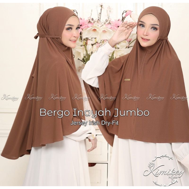 jilbab instan bergo inayah jumbo by kimikey hijab