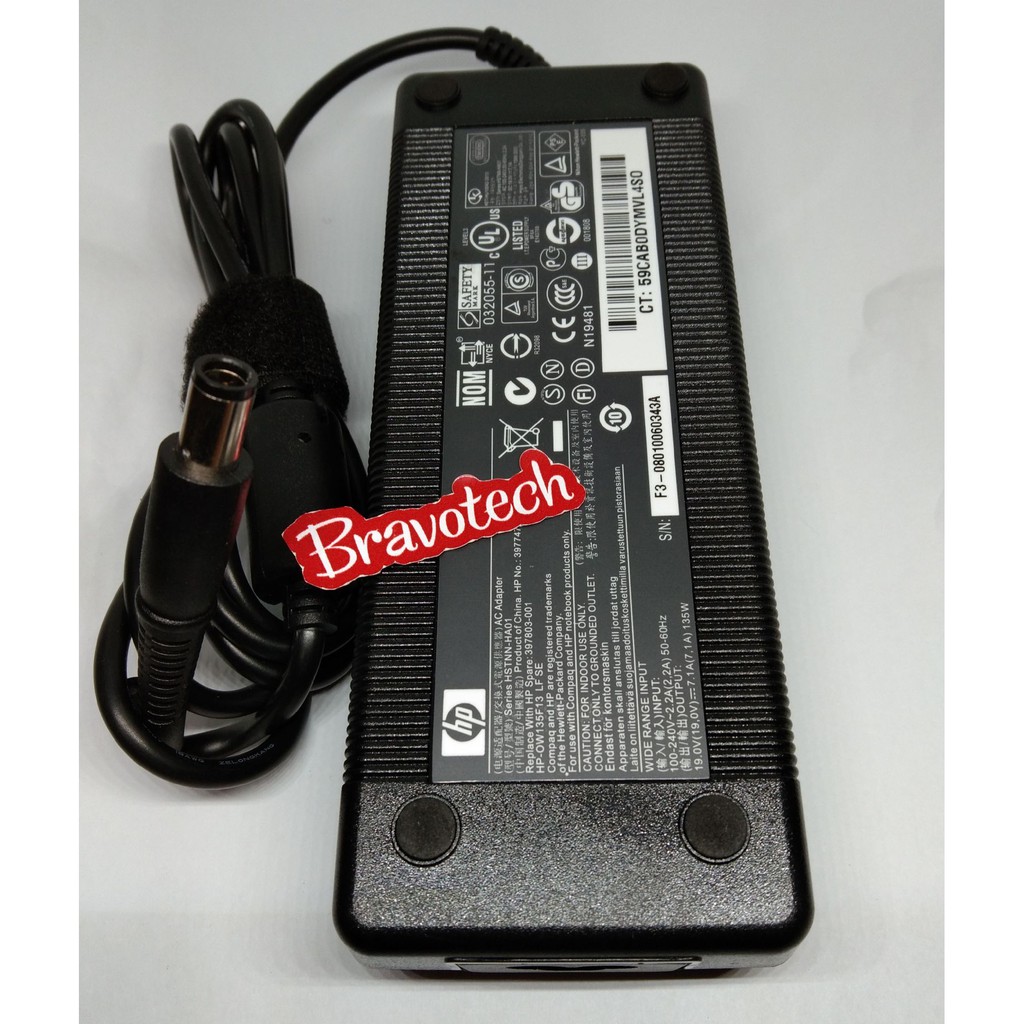 Adaptor HP 19V 7.1A 7.4*5.0 481420-001 592491-001 DC7800 DC7900 Elitebook 8300 8200 8000 7900 7800