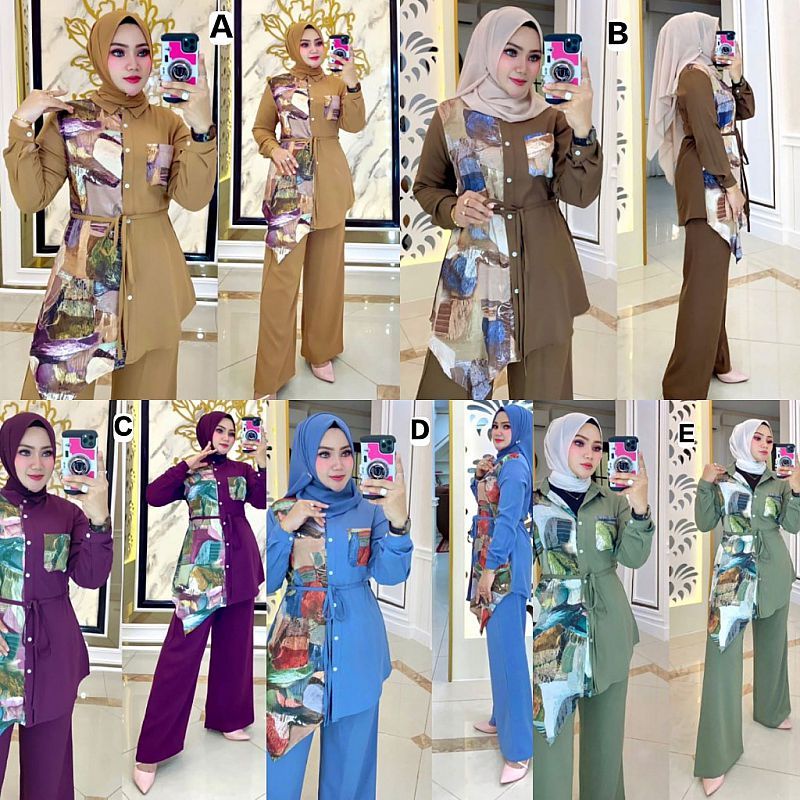 ONE SET CASSANDRA BY HANASANGKA (PO 25 DESEMBER)
