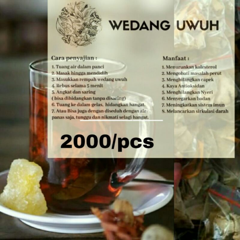 

Wedang Uwuh Minuman Tradisional Kesehatan