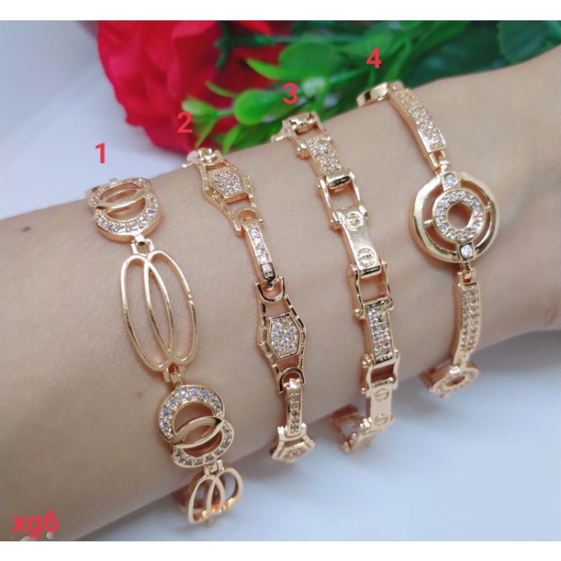 Gelang Rantai Juntai Premium Xuping Lapis Emas 24k Anti Luntur Terbaru Termurah