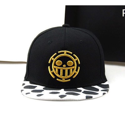 Topi Baseball Motif Bordir Anime One Piece Bahan Katun 100% Untuk Unisex