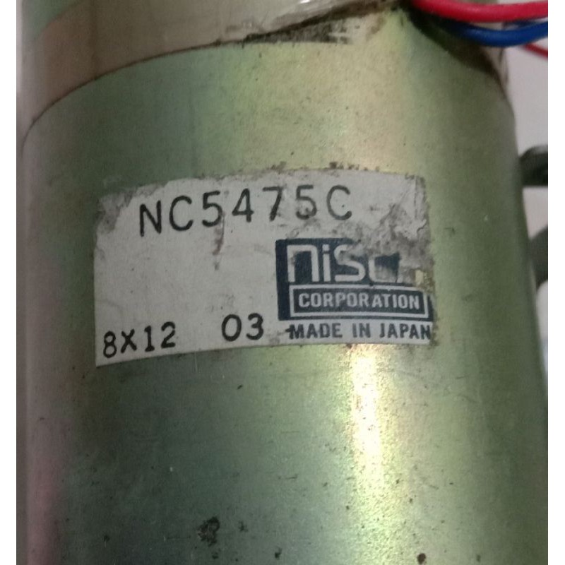 Dc Motor nisca NC5475C 24V MAX 2700Rpm