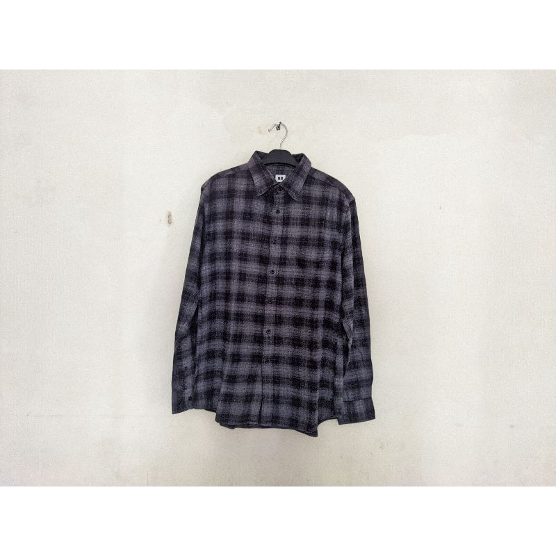 Preloved Kemeja Flanel Second Brand Uniqlo Bekas Oversize