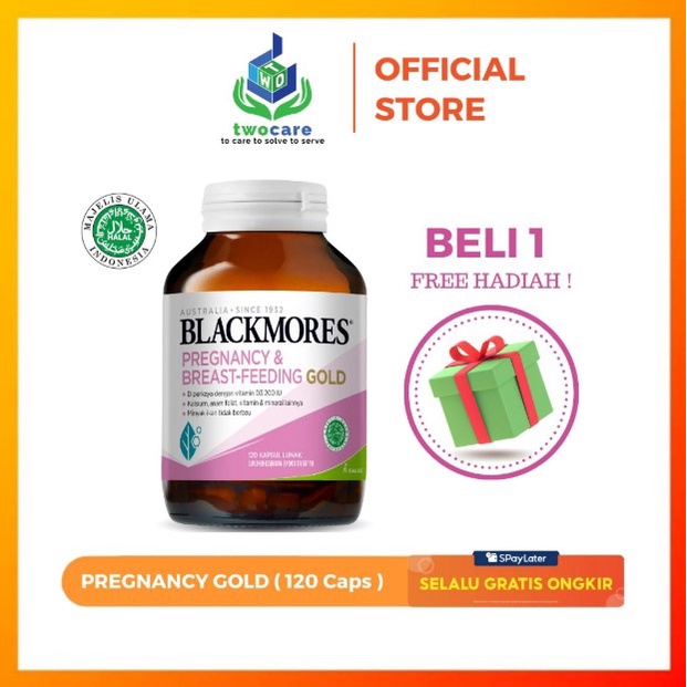 BLACKMORES PREGNANCY AND BREASTFEEDING GOLD BPOM KALBE - 120 kapsul