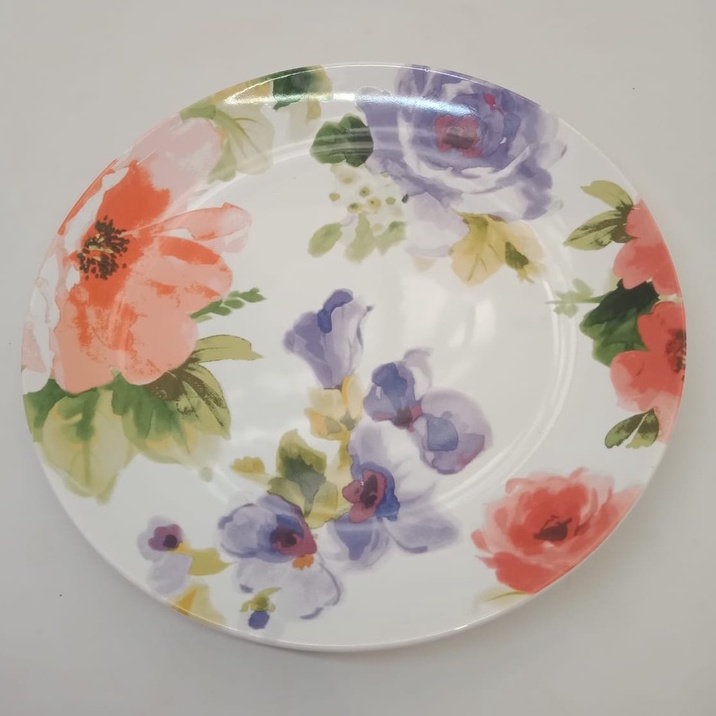 DINNER & SALAD PLATE MOTIF VERA PURPLE