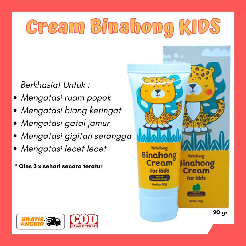 Cream Binahong Anak Original Salep Kudis Anak Anak Paling Ampuh - Sale Scabies Untuk Anak Anak Balit