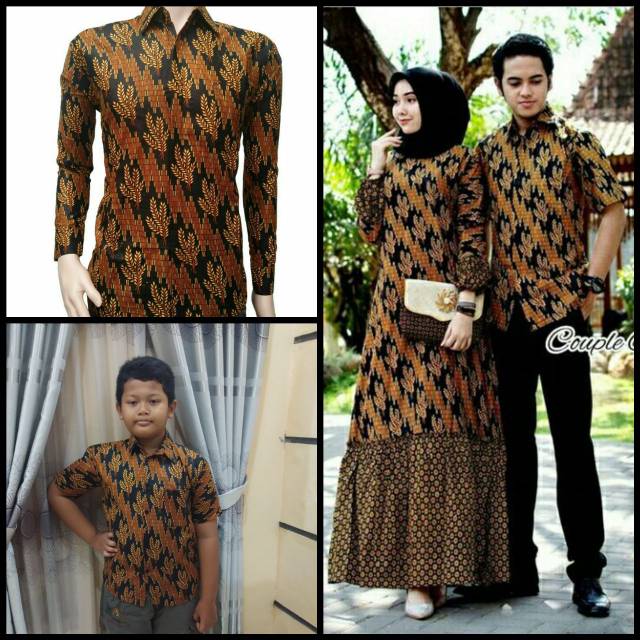 Baju Batik Couple Gamis Full Batik Pesta Modern Shopee Indonesia