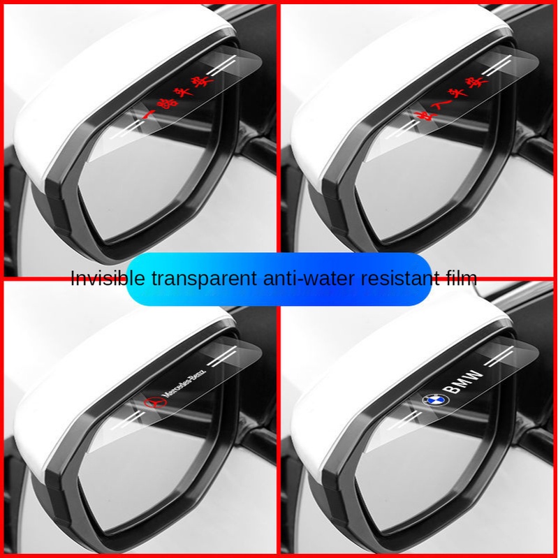 For TOYOTA Kaca Spion Samping Mobil Rain Visor Alis Terlihat Sun Shade Snow Guard Weather Shield Cover Auto Accessories