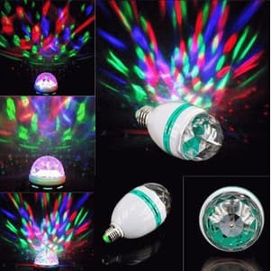 Lampu Disko Karaoke Berputar Otomatis Warna Warni Disco Lamp Pesta Panggung Dugem Warna Rainbow RGB Party