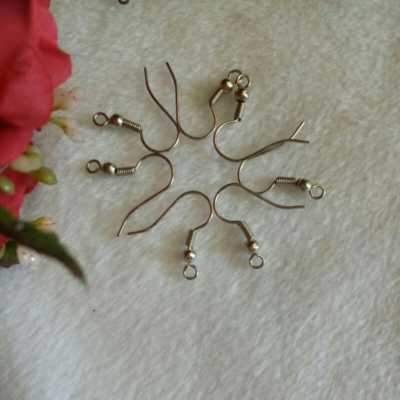 Pengait anting,  anting hook selusin/6pasang