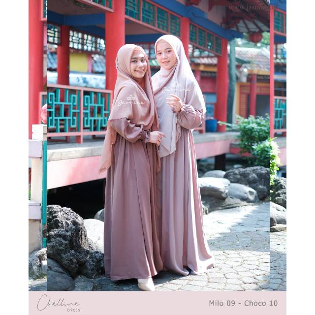 Gamis Chelline Dress Jasmine by LidiaHadiwinoto