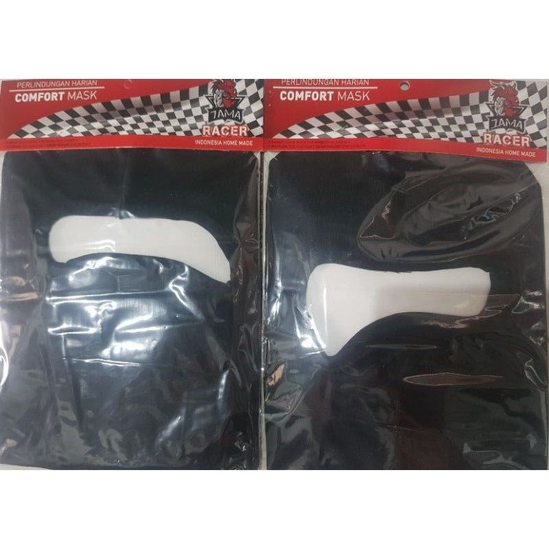 Masker Motor Ninja Hitam Polos Non Bisa