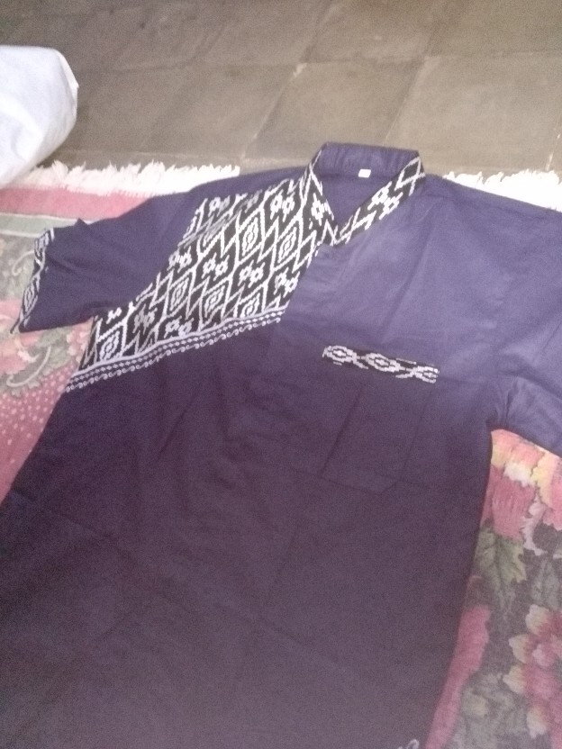 Hem Batik Pria Lengan Pendek Bisa Seragam