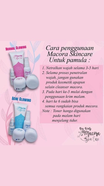 Original New Macora Skincare Cream Pemutih Aman Bpom Not Natura Shopee Indonesia