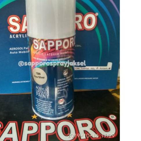 ✾ Sapporo spray 7590 fine silver / sapporo spray / Sapporo 300 ml ♠