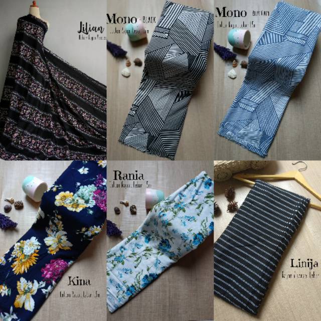  KAIN  RAYON  MOTIF harga 0 5m Shopee Indonesia