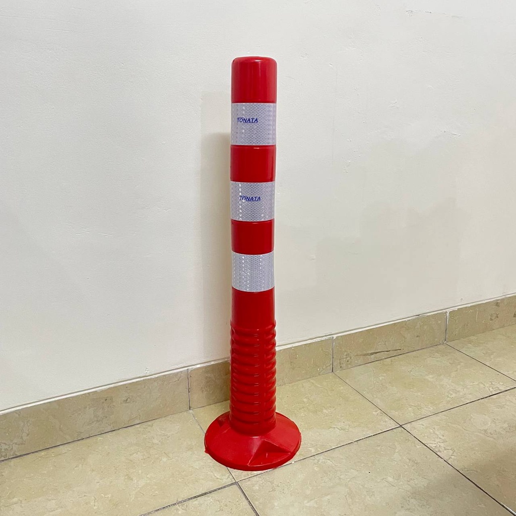 Stick Cone / T Top Bollard Rubber / Pembatas Jalan Karet Tonata