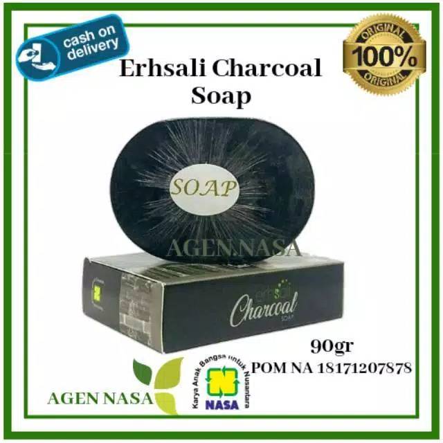 Charcoal soap
