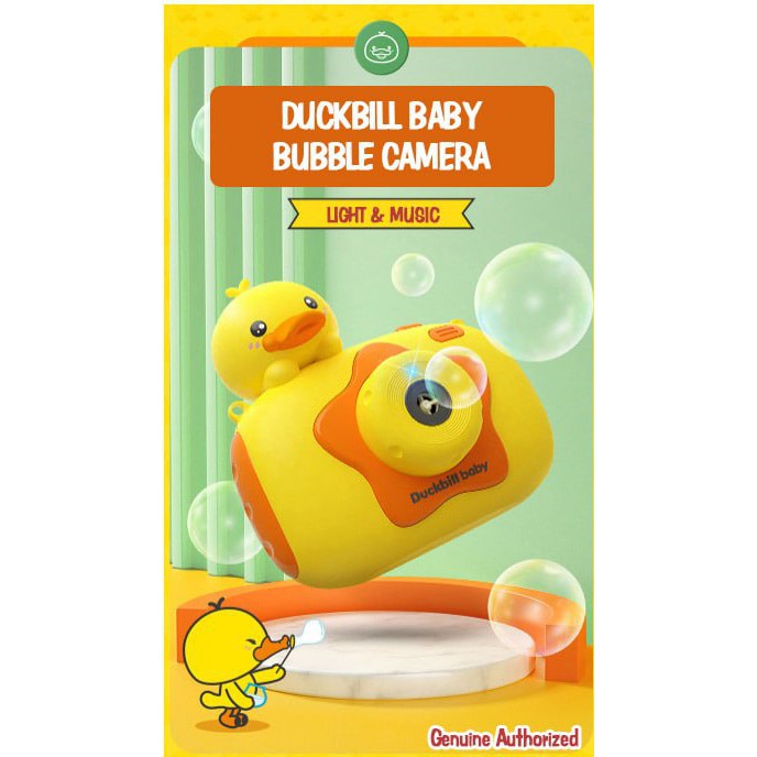 Bubble Camera Duck mainan buble bebek lucu