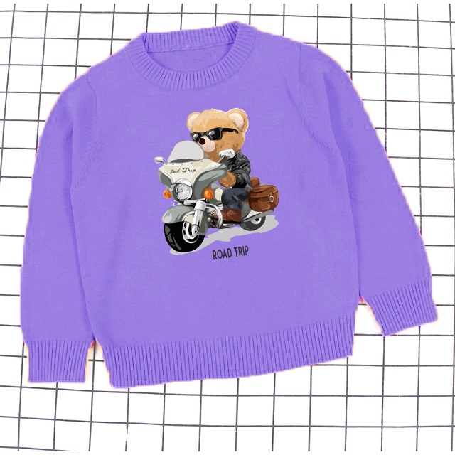 Crewneck Anak Road Trip Sweater anak size M-XXL