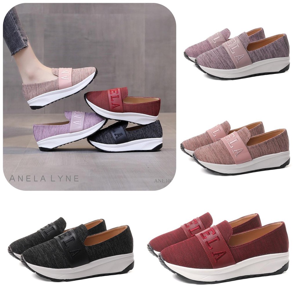 ANELA LYNE CALVINA WEDGES SHOES ANE1001 ORIGINAL (SALE)