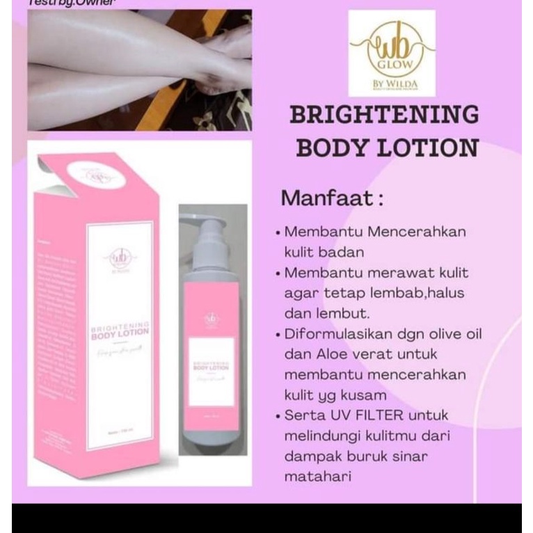 handbody wb glow/wb skincare
