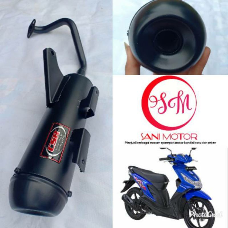 KNALPOT CSR MBER BEAT KARBU