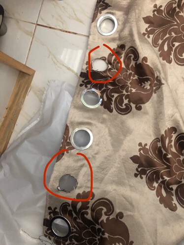 Gorden Jendela Rumah Minimalis Motif Classic Terbaru Hitam Abu Smokering 5/6lipatan