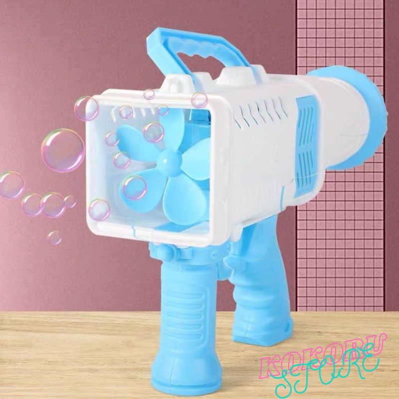 Mainan Bubble Gun Tembakan Gelembung 25 Lubang/Bubble Gun Gelembung Balon