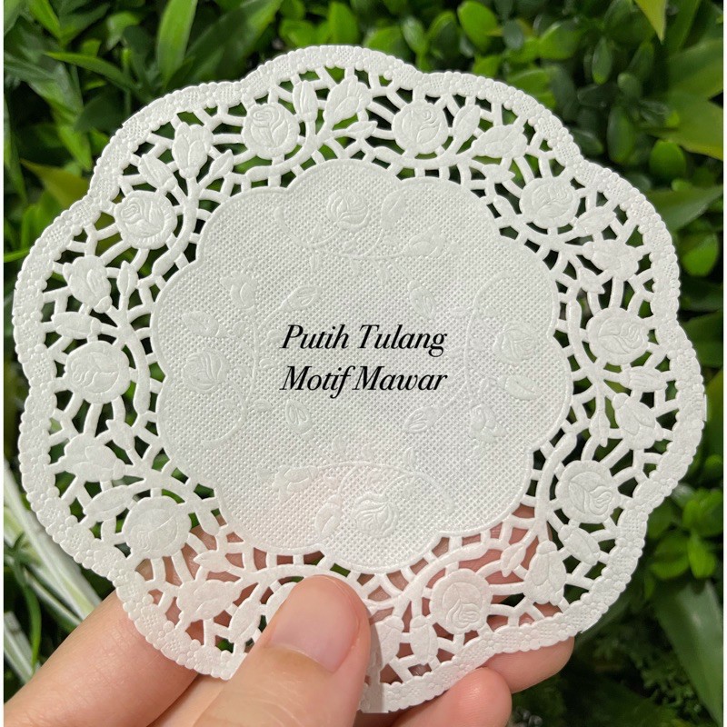 [𝐓𝐨𝐭𝐚𝐥 𝐨𝐫𝐝𝐞𝐫𝐚𝐧 𝐝𝐢 𝐛𝐚𝐰𝐚𝐡 𝟏𝟎𝐫𝐛, 𝐓𝐢𝐝𝐚𝐤 𝐝𝐢𝐩𝐫𝐨𝐬𝐞𝐬] 5pcs Kertas Doilies/ Doily Paper Doyleys Alas Kue Souv
