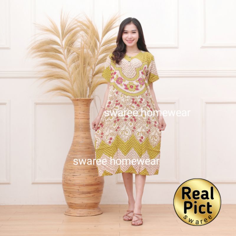 Baju Daster Wanita Dewasa Remaja Lengan Pendek