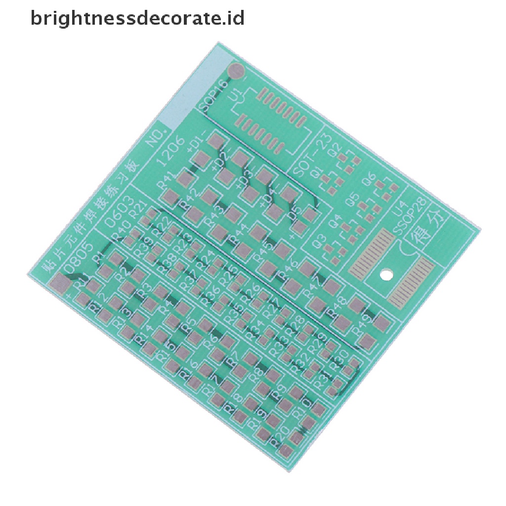 Papan Komponen SMT SMD Untuk Latihan Solder